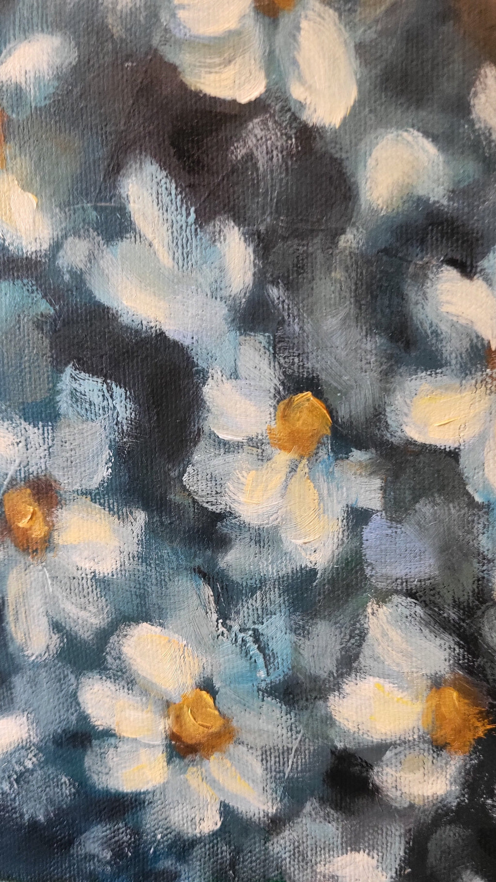 Cachottière 16 x 16 po - Toile galerie - Huile